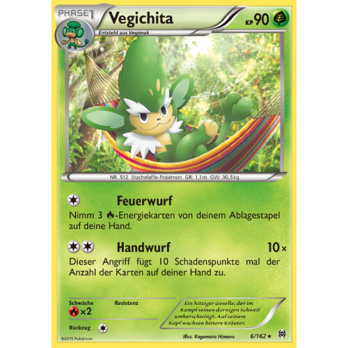 Vegichita - 6/162 - Rare
