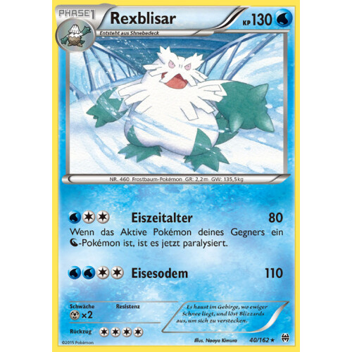 Rexblisar - 40/162 - Rare
