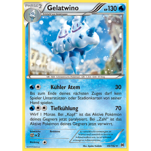 Gelatwino - 45/162 - Rare