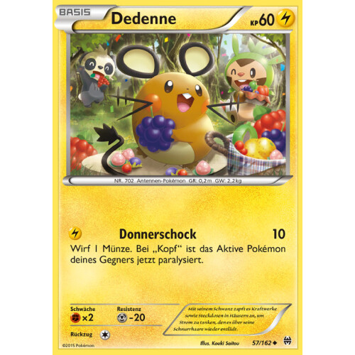 Dedenne - 57/162 - Uncommon